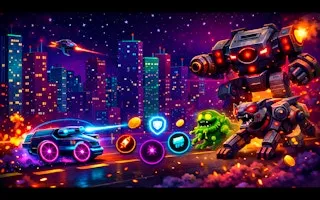 Cyberpunk Survival Shooter - game thumbnail image