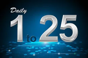 Daily 1 to 25 - game thumbnail image