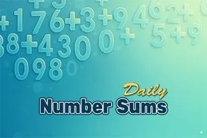 Daily Number Sums - game thumbnail image