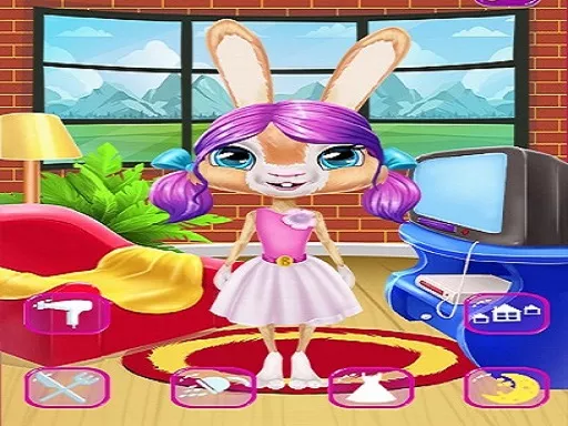 Daisy Bunny Dress up - game thumbnail image