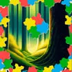 Dark forests Tile Block Puzzle game thumbnail image