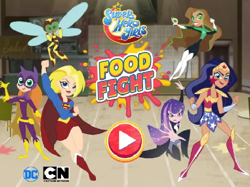 DC Super Hero Girls: Food Fight Game - game thumbnail image