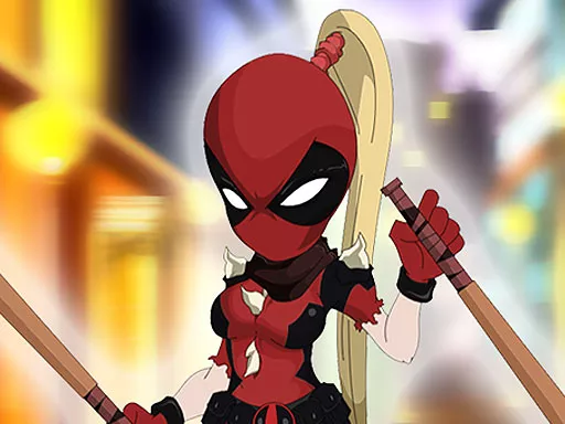 Deadpool Girl Dressup - game thumbnail image