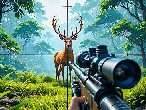 Deer Hunting Jungle Game - game thumbnail image