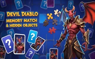 Devil Diablo Memory Match & Hidden Objects - game thumbnail image