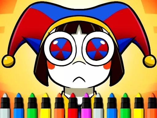 Digital Circus Coloring Adventure - game thumbnail image