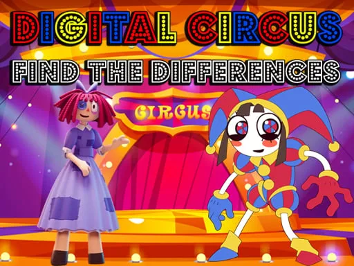 Digital Circus Find The Differences game thumbnail image