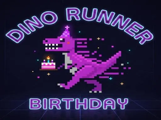 Dino Runner Birthday - game thumbnail image