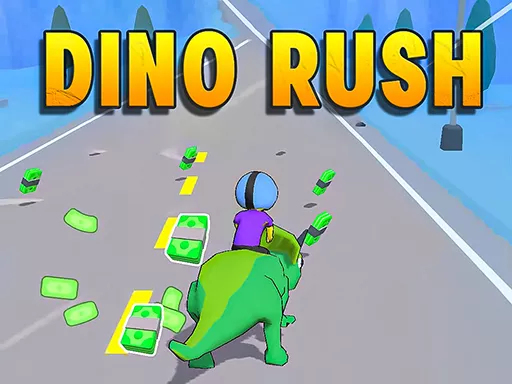 Dino Rush - hypercasual runner - game thumbnail image