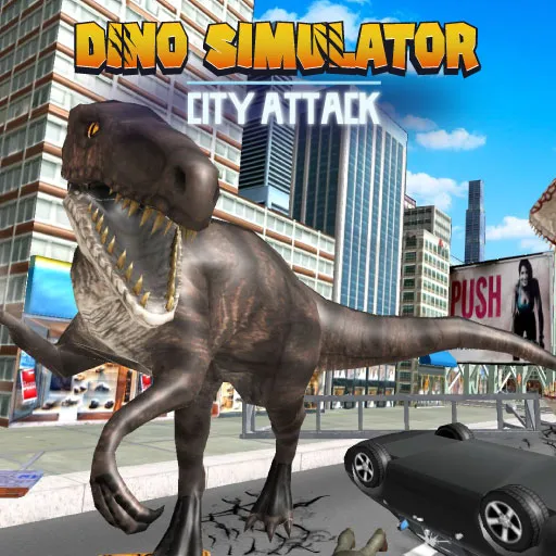 Dino Simulator City Attack game thumbnail image