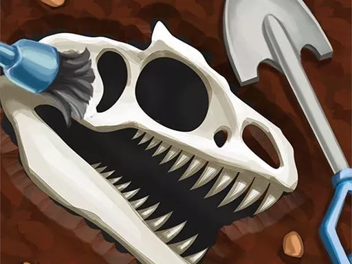 Dinosaur bone digging Game - game thumbnail image