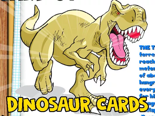 Dinosaur Cards Game - game thumbnail image