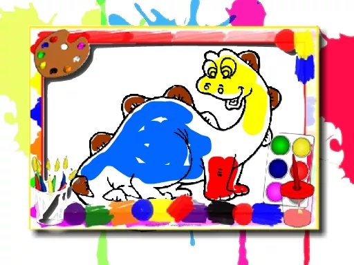 Dinosaur Coloring Book - game thumbnail image