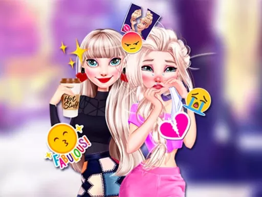 Disney Princess Elsa and Disney Princess Anna  - game thumbnail image