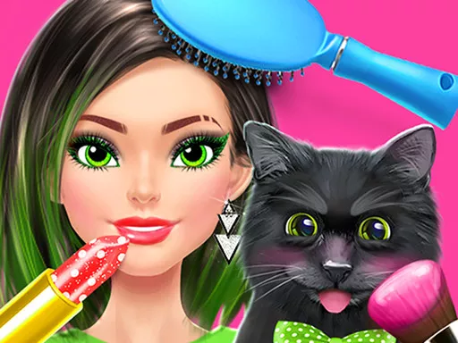 Dog Cat Surprise Pet Spa - game thumbnail image