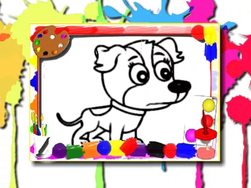 Dogs Coloring Book - game thumbnail image