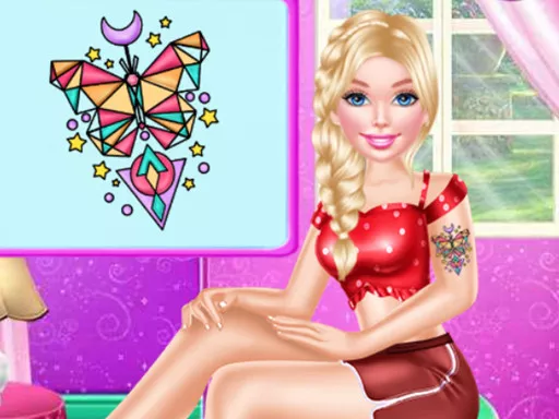 Doll Funny Tattoo Shop - game thumbnail image