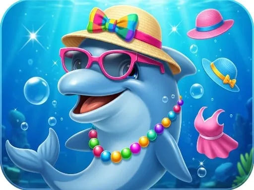 Dolphin Dress Up - game thumbnail image