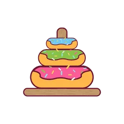 Donuts of Hanoi - game thumbnail image