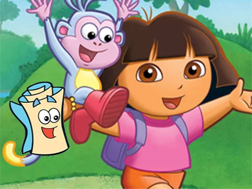 Dora Find Hidden Map - game thumbnail image