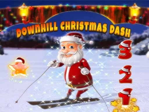 Downhill Christmas Dash game thumbnail image