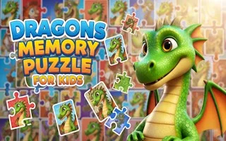 Dragons Memory Puzzle for Kids - game thumbnail image