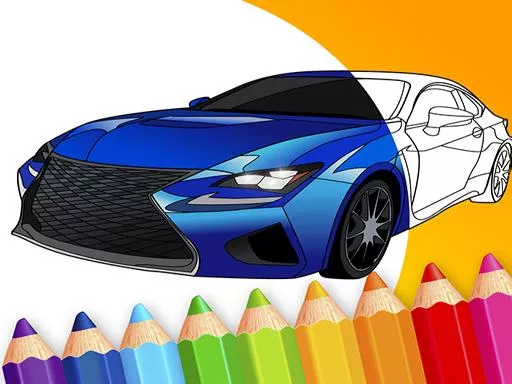 draw Car - Japanese Luxury Cars Coloring Book - game thumbnail image