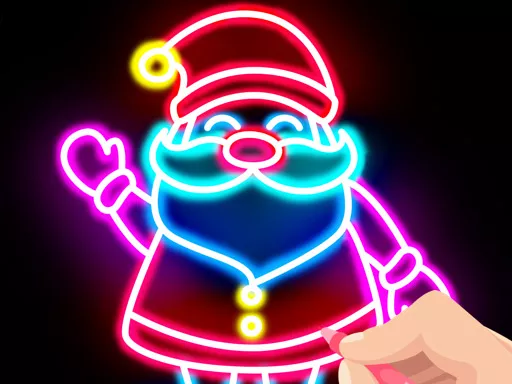 Draw Glow Christmas - game thumbnail image