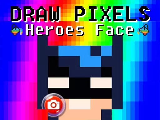 Draw Pixels Heroes Face - game thumbnail image