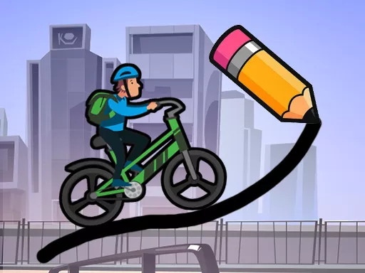 Draw The Bike Bridge - game thumbnail image