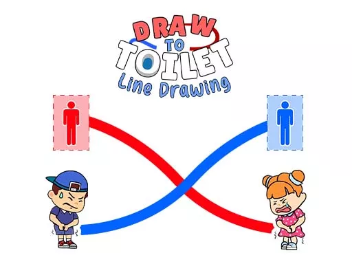 Draw To Toilet - Line Drawing - game thumbnail image