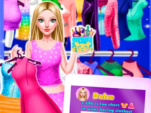 Dress up Barbie - game thumbnail image