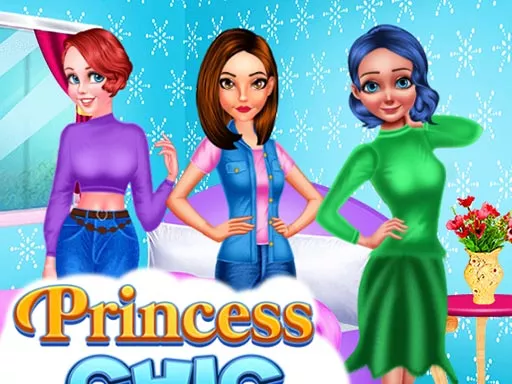 DRESS UP PRINCESS CHIC TRENDS - game thumbnail image