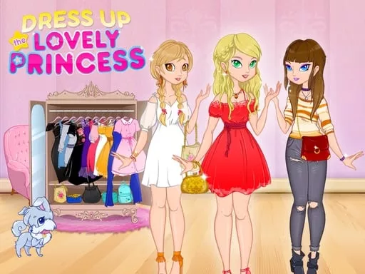 Dress Up The Lovely Princess - game thumbnail image