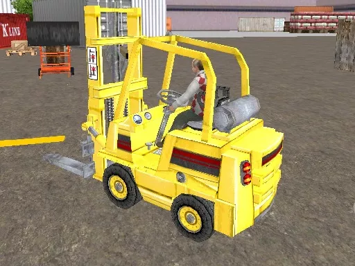 Driving Forklift Sim - game thumbnail image