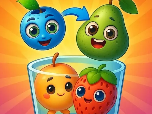 Drop Merge Fruit Characters - game thumbnail image