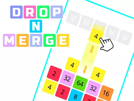 Drop n Merge Blocks - game thumbnail image