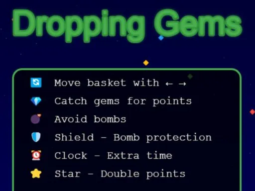 Dropping Gems - game thumbnail image