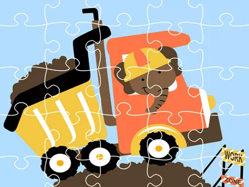 Dumper Trucks Jigsaw - game thumbnail image