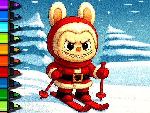 Easy Coloring Labubu Time - game thumbnail image