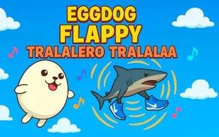 Eggdog Flappy Tralalero Tralala - game thumbnail image