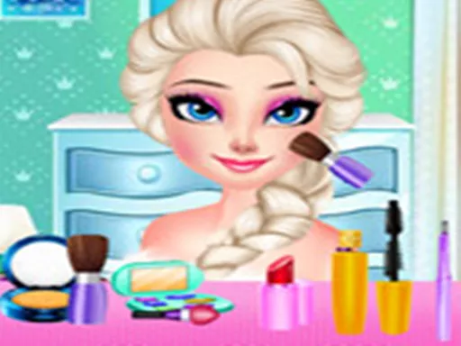 Elsa Dresser Decorate And Makeup - game thumbnail image