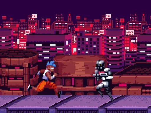 Endless Cyberpunk Runner game thumbnail image