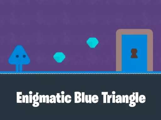 Enigmatic Blue Triangle - game thumbnail image