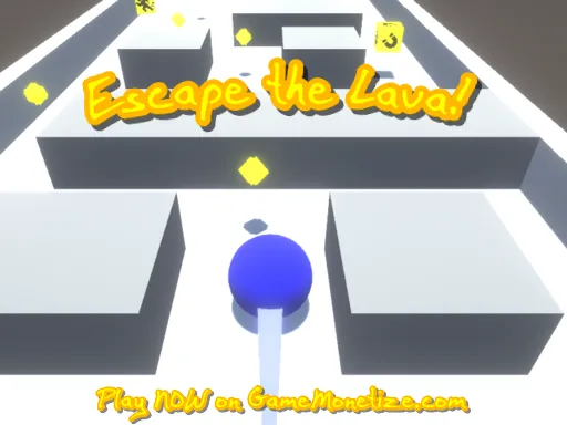 Escape the lava - game thumbnail image