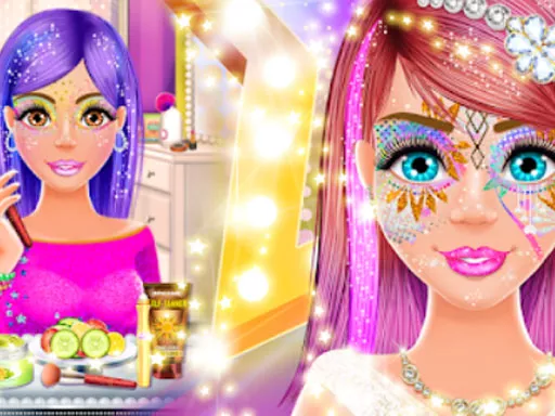 Face Paint Salon: Glitter Makeup Party Games - game thumbnail image
