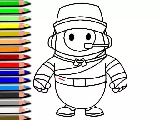 Fall Guys Halloween Coloring Bok - game thumbnail image