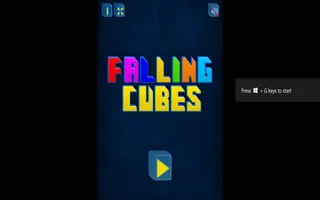 Falling Cubes Game - game thumbnail image