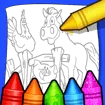 Farm Animals Coloring For Kids game thumbnail image