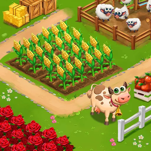 FARM DAY VILLAGE FARMING GAME - game thumbnail image